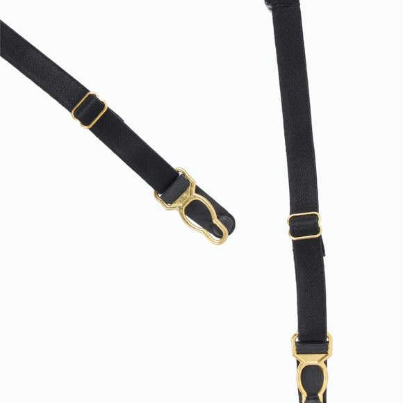 Elegant Lace Garter Bodysuit with Silk Belt - Picture 8 of 8